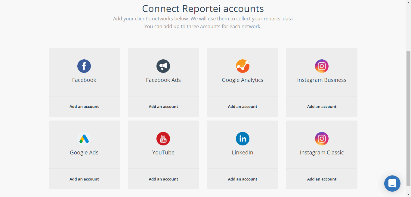 What metrics will I find in Reportei’s reports