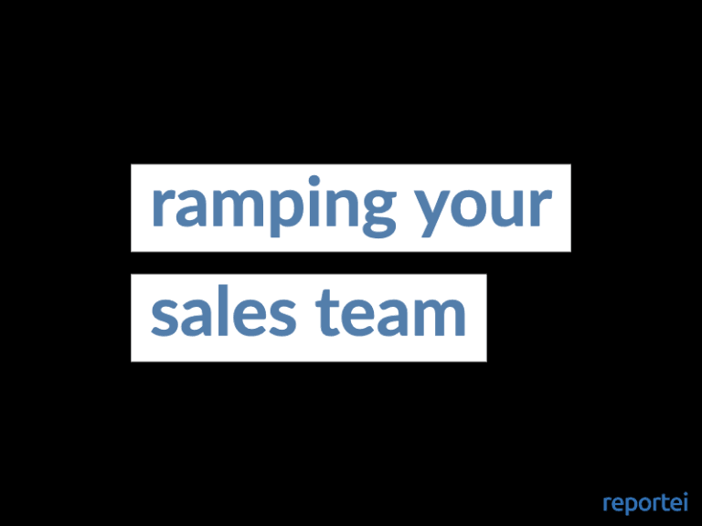 ramping your sales team