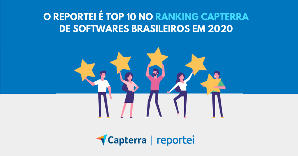 REPORTEI É TOP 10 NO RANKING CAPTERRA DE SOFTWARES BRASILEIROS EM 2020