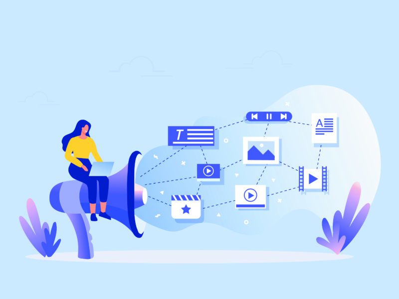 computadora utilizada para marketing digital