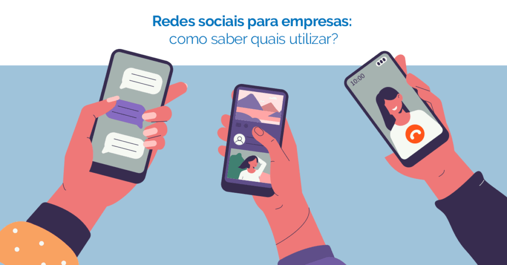 celulares mostrando redes sociais