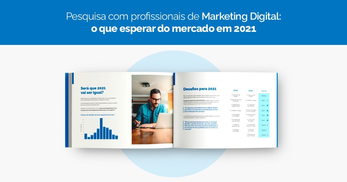 Pesquisa com profissionais de Marketing Digital: o que esperar do mercado em 2021?