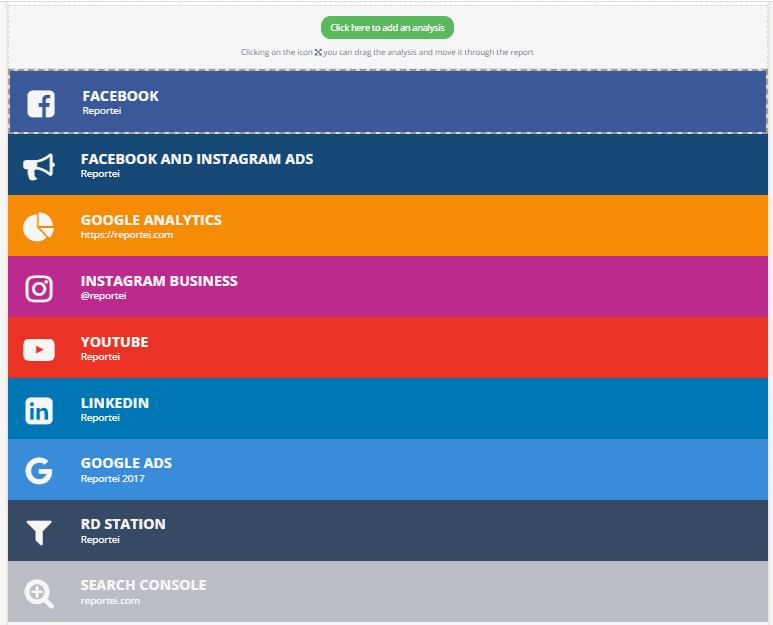 Customized Reports: Check out these five tips for creating and saving a customized report on Reportei, making changes is both quickly and practically.