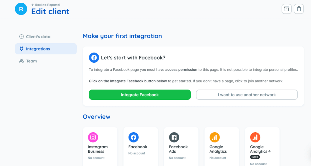 Firts integration