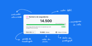 controle de indicadores do reportei