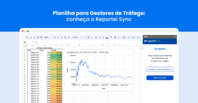 Planilha para gestores de tráfego: conheça o Reportei Sync