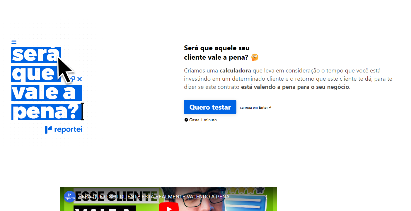 Será que vale a pena?