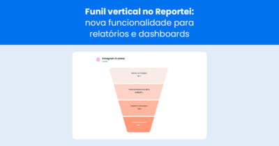 Funil vertical no Reportei: novo recurso para relatórios e dashboards