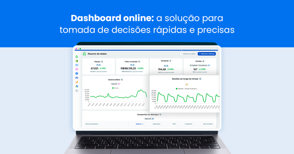 Dashboard online: a solução para tomada de decisões rápidas e precisas