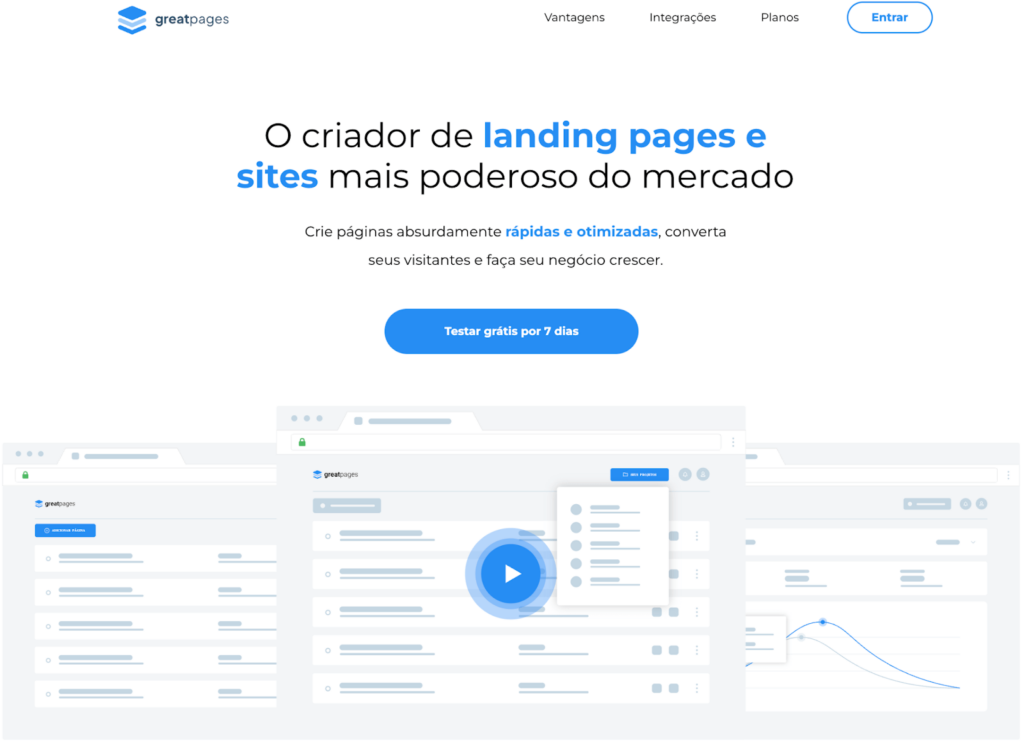 Criador de LPs GreatPages