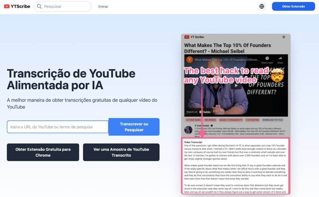 YT Scribe