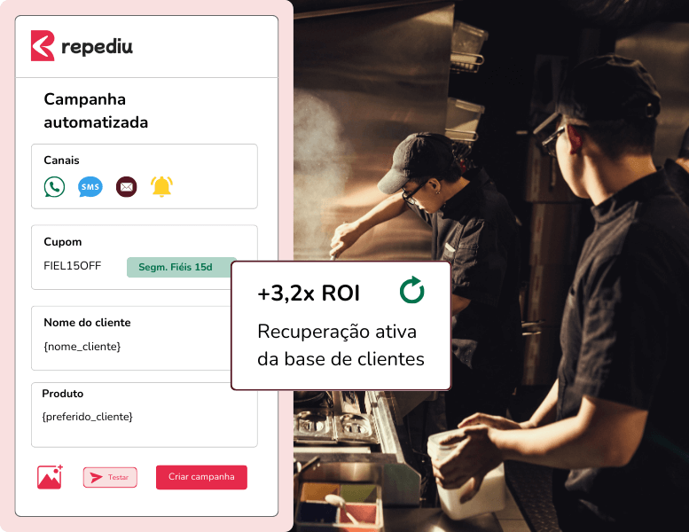 Campanha automatizada na Repediu