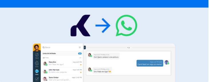 whatsapp en kommo