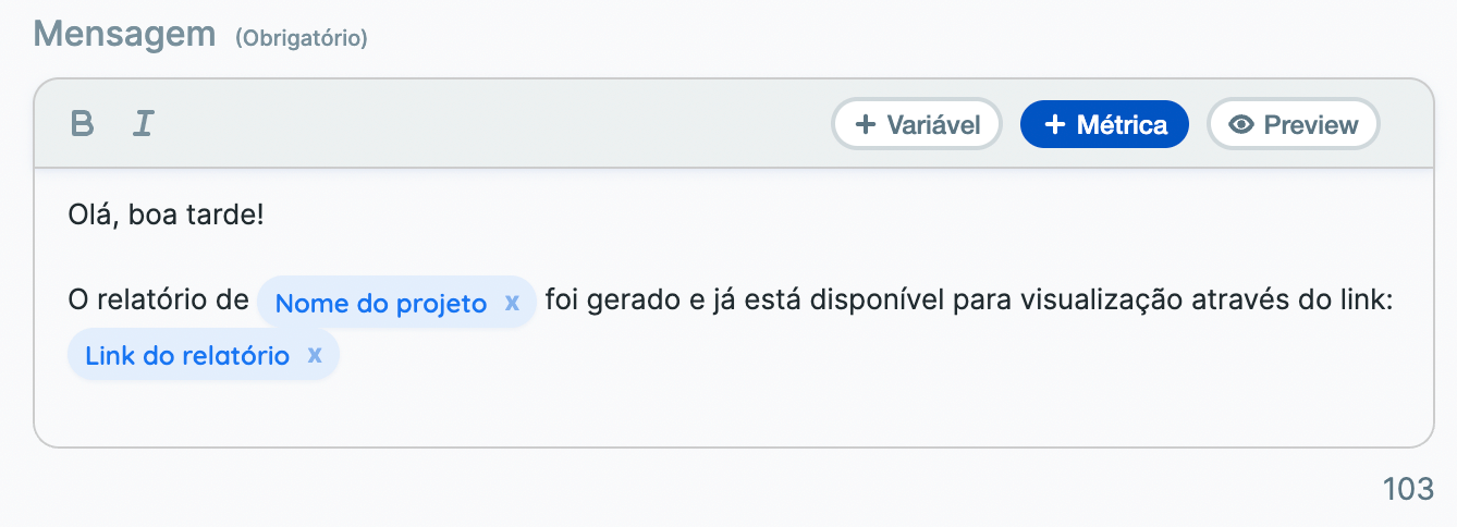Automação de relatórios por e-mail 