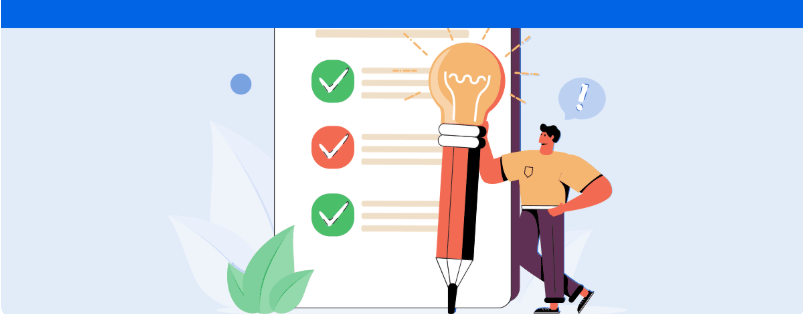 image of a checklist for social media.