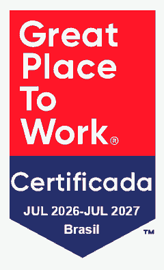 Selo Great Place To Work Certificada, julho de 2026 a julho de 2027, Brasil