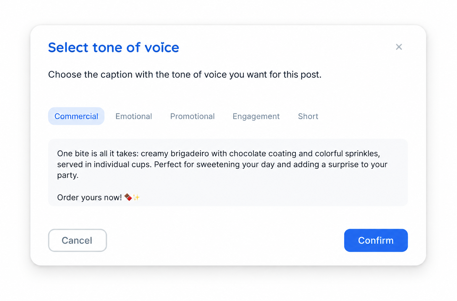 Flux — product interface