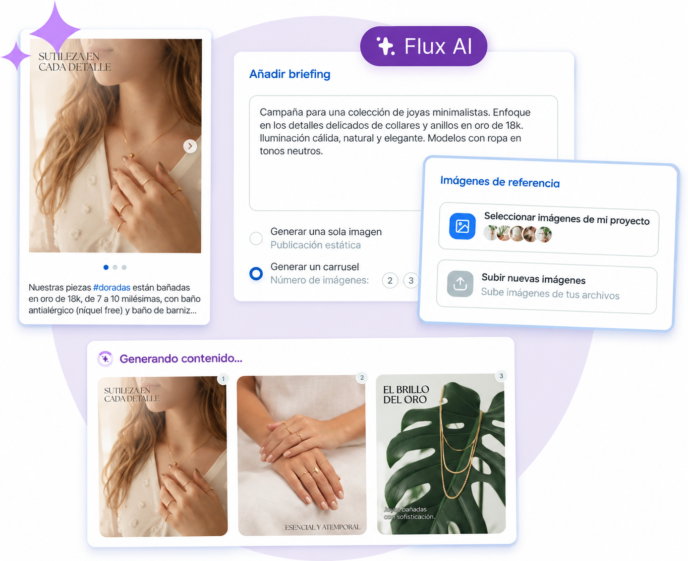 Interfaz de Flux