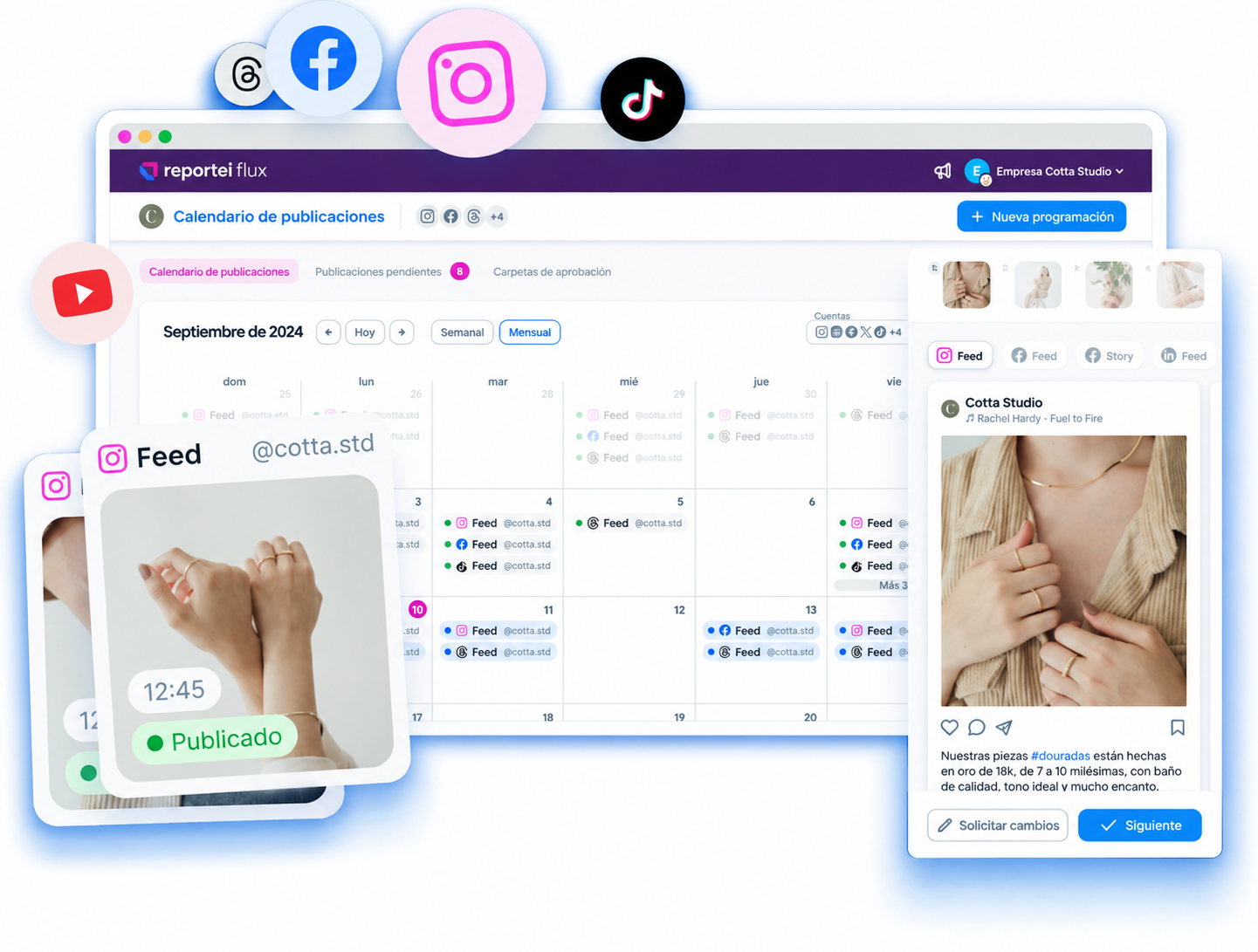 Flux — interfaz del producto
