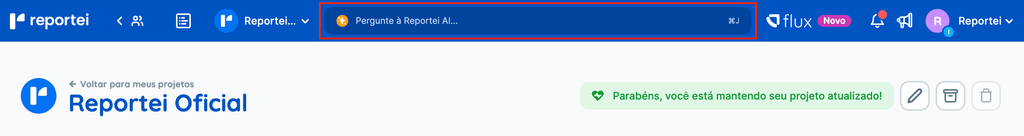 Como acessar o Reportei Chat