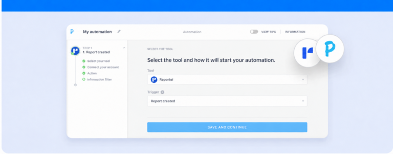Marketing automation with Reportei + Pluga: how it works